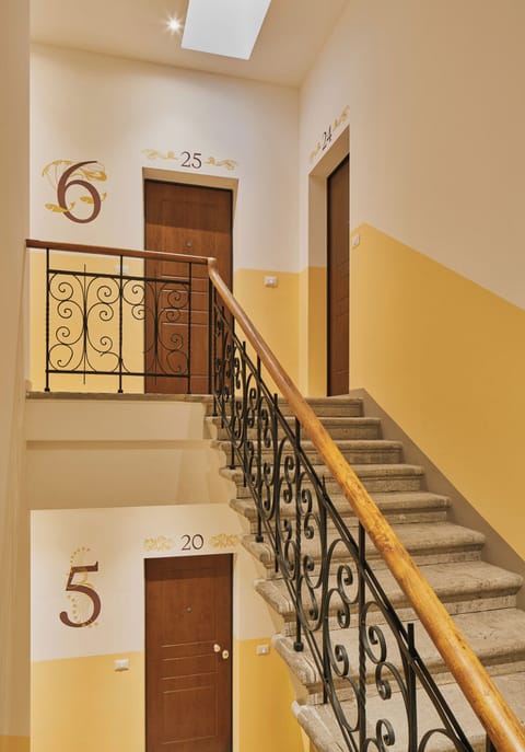 Interior entrance