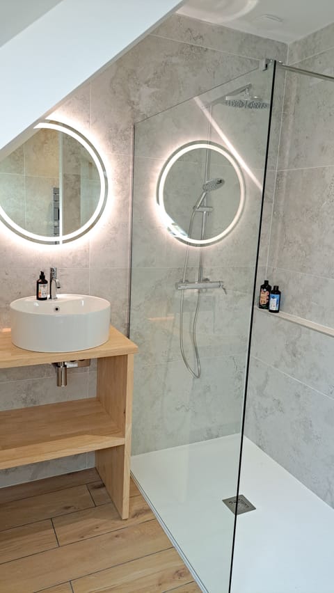 Luxury Double Room, Ensuite | Bathroom | Shower, free toiletries, hair dryer, towels