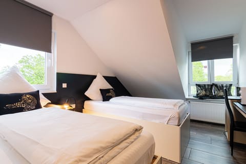 Laptop workspace, free WiFi