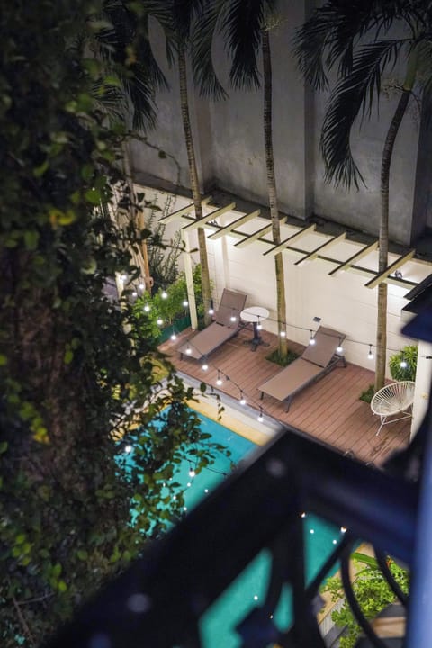 Twin Room with Pool View | View from room
