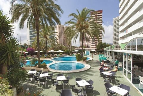 Indoor pool, outdoor pool