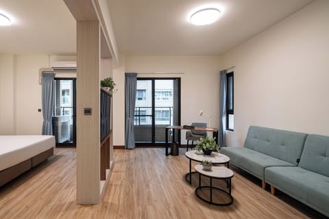 Deluxe Studio Suite, 2 Queen Beds | Desk, blackout drapes, iron/ironing board, free WiFi