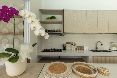 Premier Villa | Private kitchen | Microwave, coffee/tea maker, rice cooker, blender