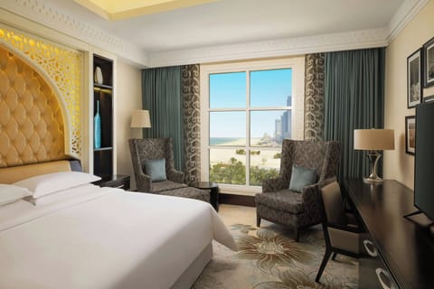 Select Comfort beds, minibar, in-room safe, desk