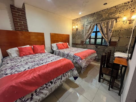 Family Double Room, 2 Queen Beds, Private Bathroom | Free WiFi
