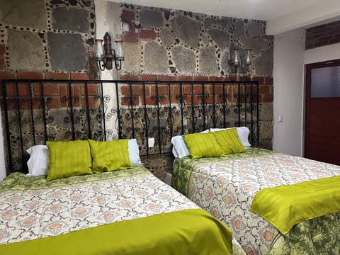 Family Double Room, 2 Queen Beds, Private Bathroom | Free WiFi