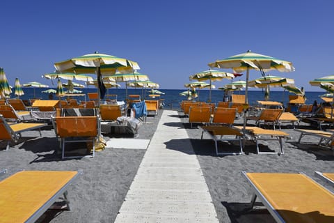 Private beach nearby