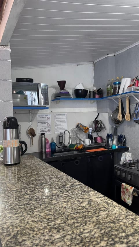 Microwave, oven, stovetop, cookware/dishes/utensils