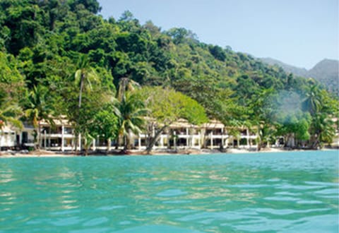 Private beach