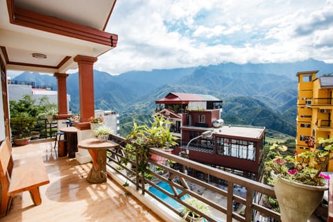 Deluxe Double or Twin Room, Mountain View | Terrace/patio
