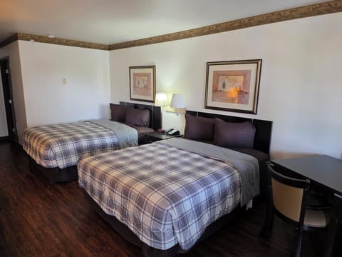 Basic Double Room, 2 Queen Beds | Free WiFi, bed sheets