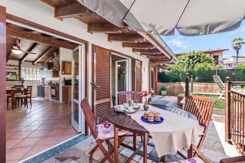 Family Apartment, 1 Bedroom, Microwave (Casa Rolè, Lake Maggiore Patio House) | Outdoor dining