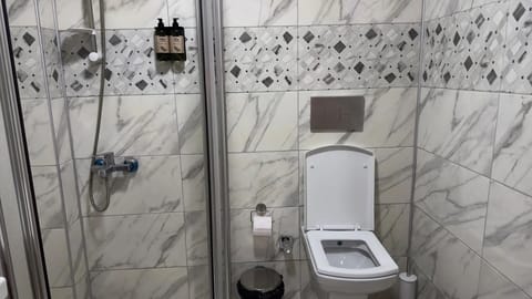 Free toiletries, hair dryer, towels, soap