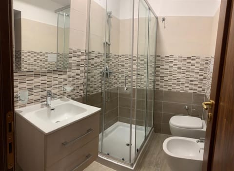 Triple Room | Bathroom | Shower, soap, toilet paper