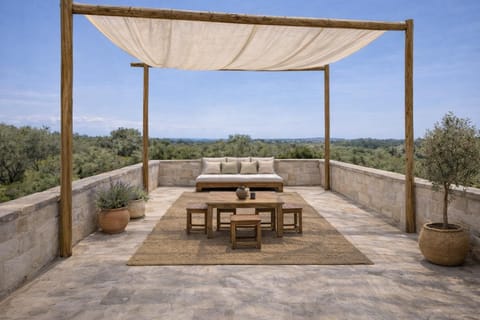Deluxe Double Room, 1 Queen Bed, Terrace | Terrace/patio