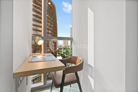 Apartment, 1 Bedroom, City View | Laptop workspace, iron/ironing board, free WiFi