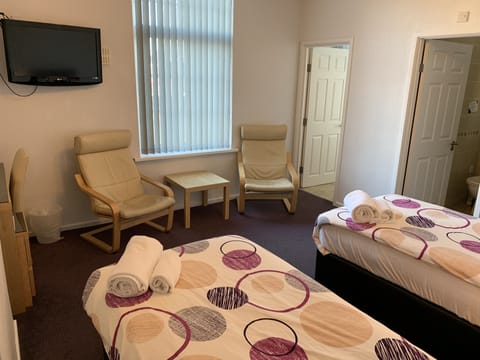 Desk, iron/ironing board, free WiFi, bed sheets