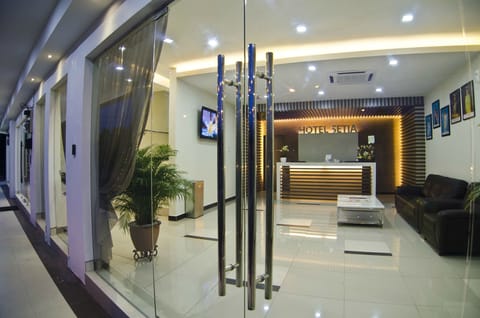 Interior entrance