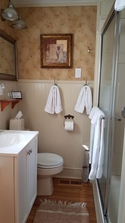 Deluxe Room, 1 King Bed | Bathroom | Free toiletries, hair dryer, bathrobes, towels