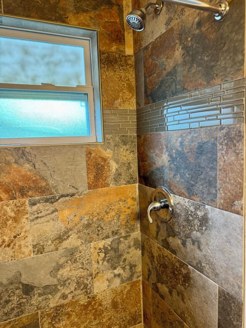 Queen Room With 2 Queen Beds, Non Smoking | Bathroom | Shower, hair dryer, towels, soap