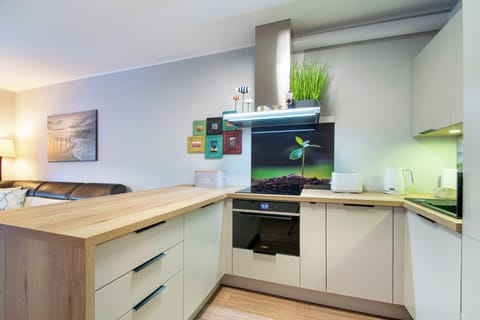 Classic Apartment, Balcony | Private kitchenette | Coffee/tea maker, electric kettle