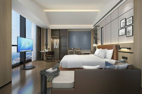 Room, 1 King Bed, City View | Rollaway beds (surcharge), bed sheets