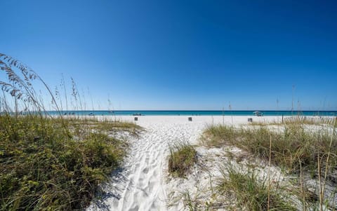 Beach nearby, white sand