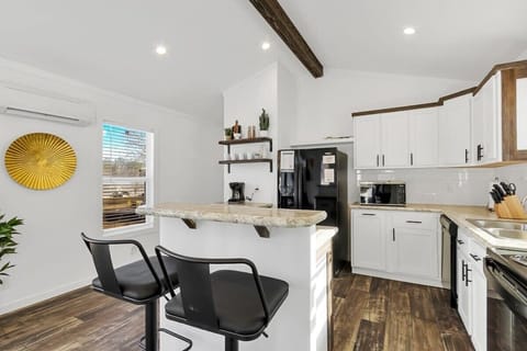 House, 1 Queen Bed with Sofa bed, Patio (Byrd 4 Tiny Stay Getaway) | Private kitchen | Coffee/tea maker