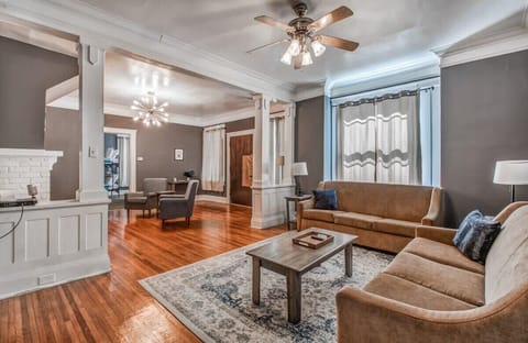 House, Multiple Beds, Patio, Garden View (Glenview Guesthouse) | Living area | Fireplace