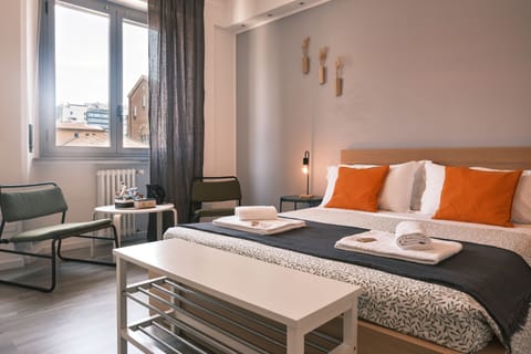 Standard Double Room, Shared Bathroom, City View | Free WiFi, bed sheets