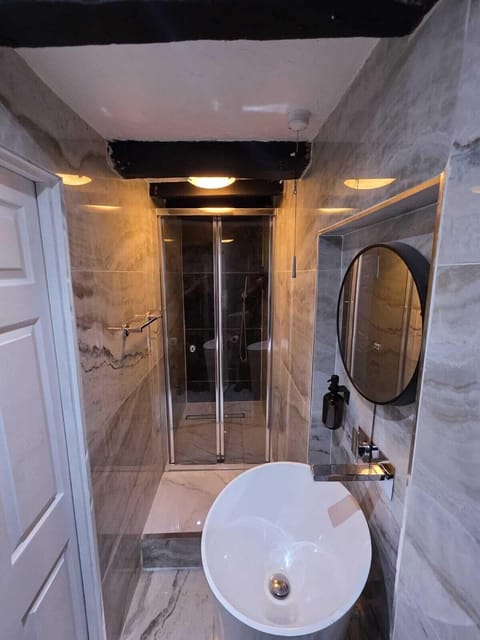 Free toiletries, hair dryer, soap, shampoo