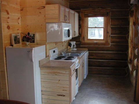 Traditional Cabin, 1 Bedroom (Renegade) | Private kitchen | Fridge, microwave, stovetop, dishwasher