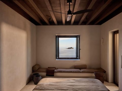 LUURA SUITE, 1 BEDROOM WITH POOL, Living Area, Sofa bed, Pool, 65sqm terrace, Sea view | Premium bedding, free minibar, free WiFi, bed sheets