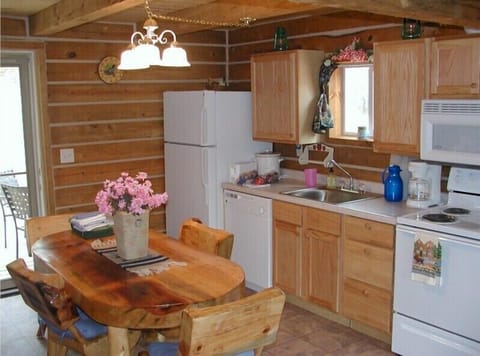 Traditional Cabin (Papoose) | Private kitchen | Fridge, microwave, stovetop, dishwasher