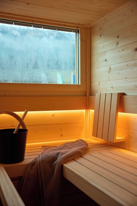 Deluxe Suite, 2 Bedrooms, Sauna, Mountain View | Hypo-allergenic bedding, minibar, in-room safe, blackout drapes