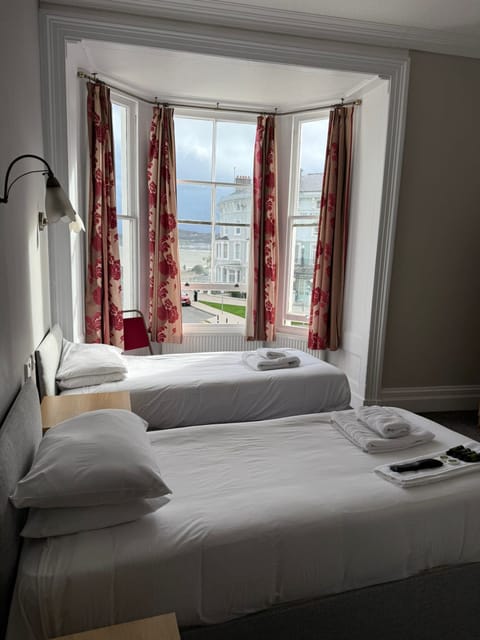 Twin Room, Sea View | Iron/ironing board, free WiFi, bed sheets