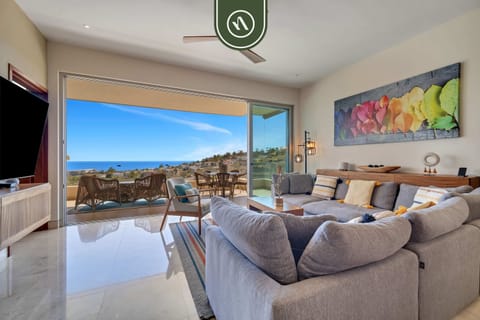Apartment, Multiple Beds, Balcony, Ocean View (Velamar 200 2C) | Living area | 42-inch flat-screen TV with digital channels
