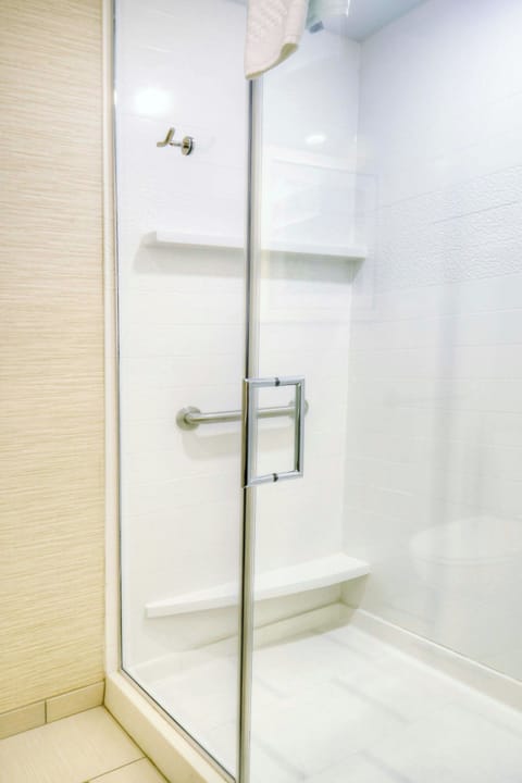 Free toiletries, hair dryer, towels