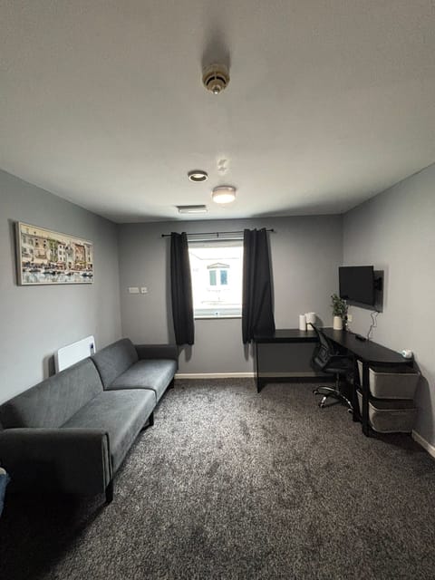 Economy Apartment, 1 Double Bed with Sofa bed | Living area | 32-inch TV with digital channels