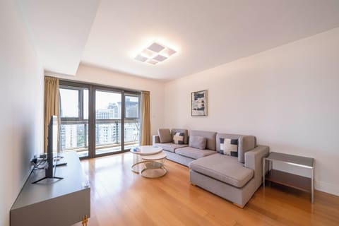 Superior Apartment, 2 Bedrooms, Kitchen, City View | Living room | Smart TV