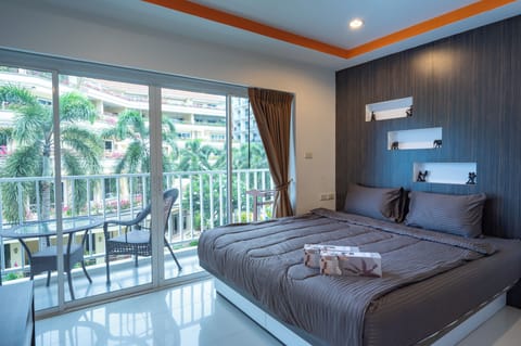 Basic Studio, Balcony, City View | In-room safe, laptop workspace, free WiFi