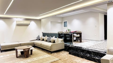 Apartment, 3 Bedrooms | Living area