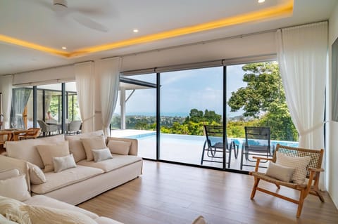 Villa, Patio, Sea View | Living area | TV