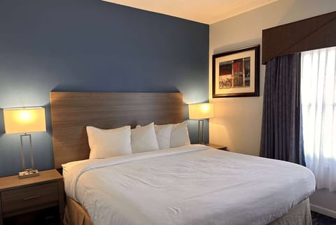 In-room safe, desk, laptop workspace, blackout drapes