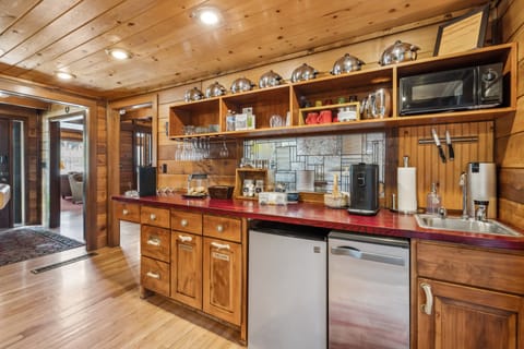 Shared fridge, microwave