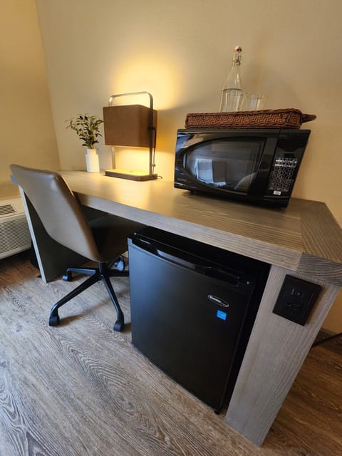 55-inch flat-screen TV with cable channels, TV