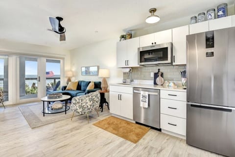 House, Multiple Beds, Balcony (White House on Flagler Beach - All) | Private kitchen | Dining tables