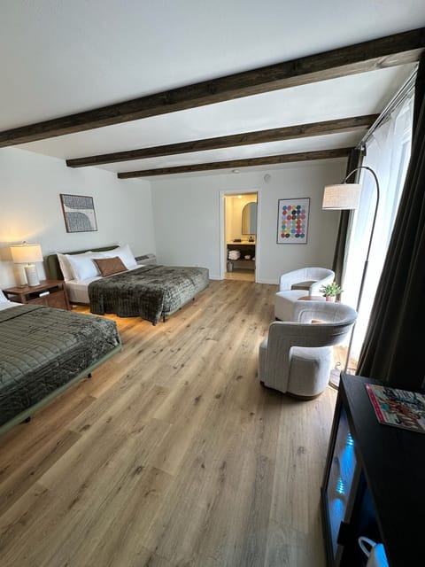 Double Room, 2 Queen Beds, Non Smoking, Housekeeping | Free WiFi, bed sheets