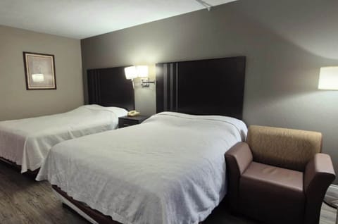 Room, 2 Queen Beds, Non Smoking | Iron/ironing board, free WiFi, bed sheets