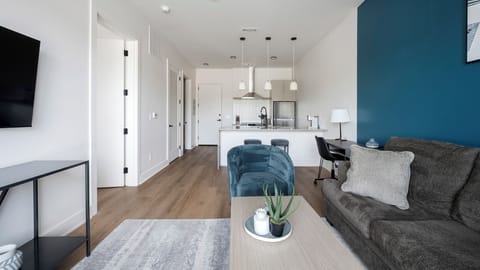 Apartment (1 Bedroom) | Living area | 50-inch TV with digital channels